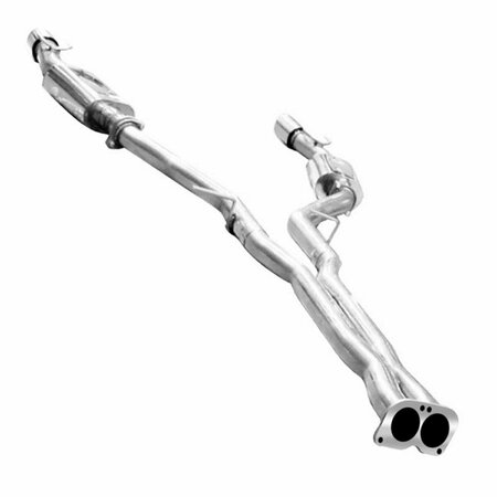 GREEN ARROW EQUIPMENT 3 in. Stainless Steel Exhaust System for 2005-2006 Pontiac GTO LS2 6.0L GR1484799